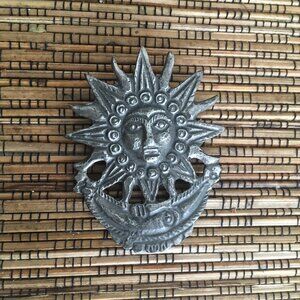 Vintage Sun & Moon Brooch., attributed to Alva